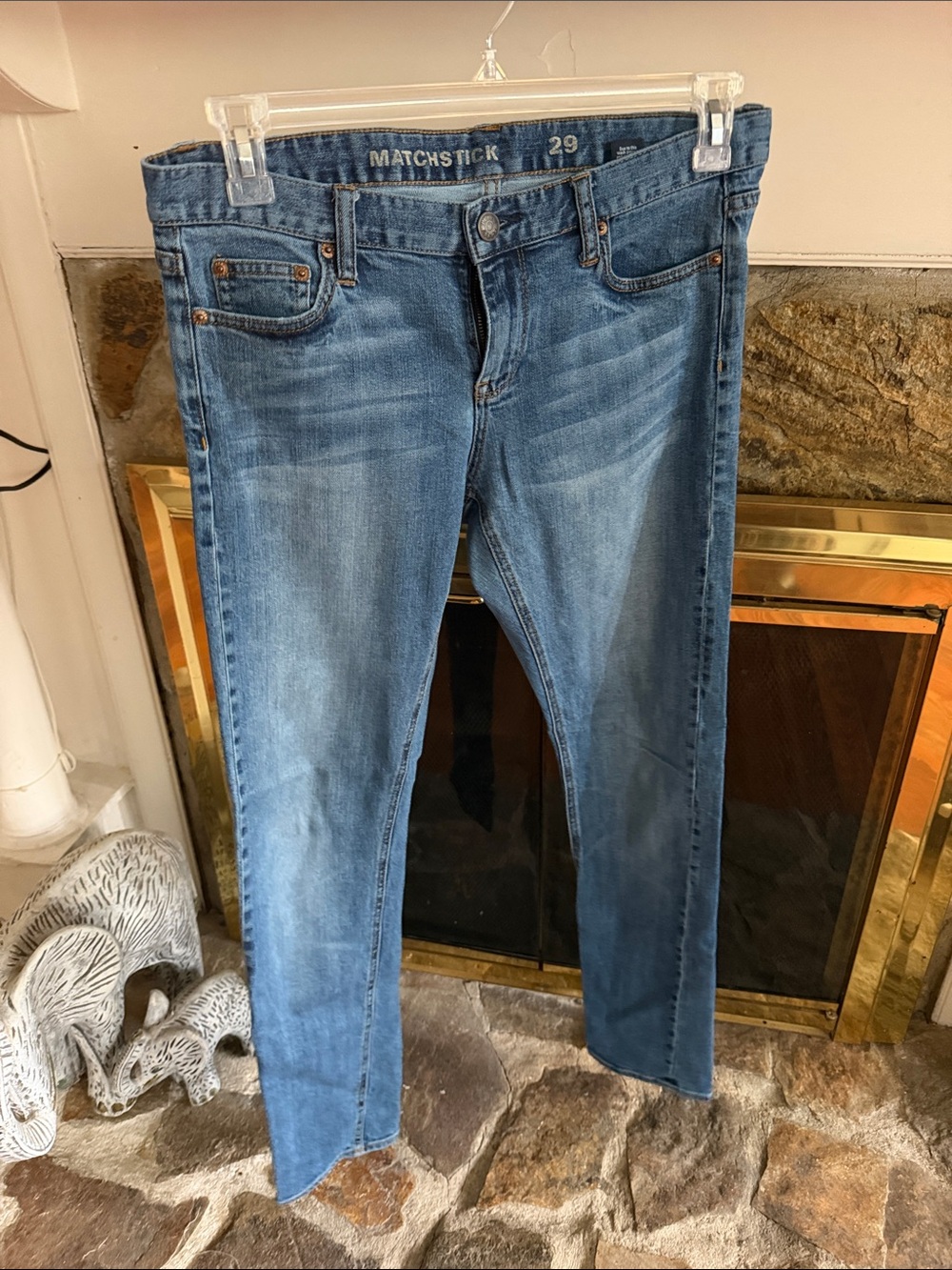 Matchstick 29 Women's Mid Wash Blue Jeans
